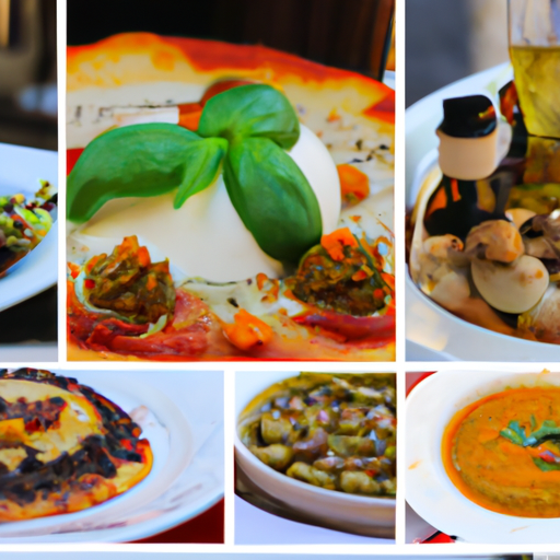 3. תמונה מפתה של מגוון מנות אקזוטיות ממסעדות מקומיות בפלורנטין, המדגישה את סצנת האוכל האקלקטית של השכונה.